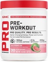 GNC Pro Performance Pre Workout Powder for Men and Women, Energy, Hydration, and Focus, Sugar Free, Gluten Free, Performance Supplement, Watermelon, 30 Servings