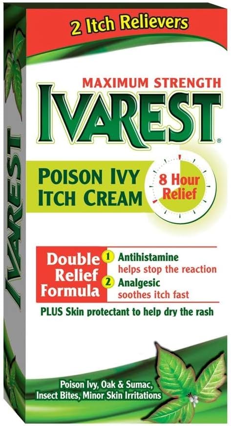 Ivarest Anti-Itch Cream, Maximum Strength, Medicated, 2 Ounce - Buy Packs and SAVE (Pack of 2)