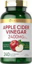 Carlyle Apple Cider Vinegar Capsules | 2400mg | 240 Count | Non-GMO, Gluten Free Supplement