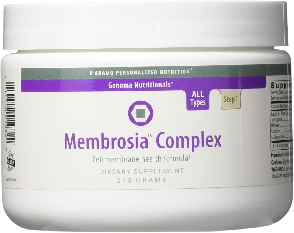 D'Adamo Personalized Nutrition Membrosia Complex, 2 Gram