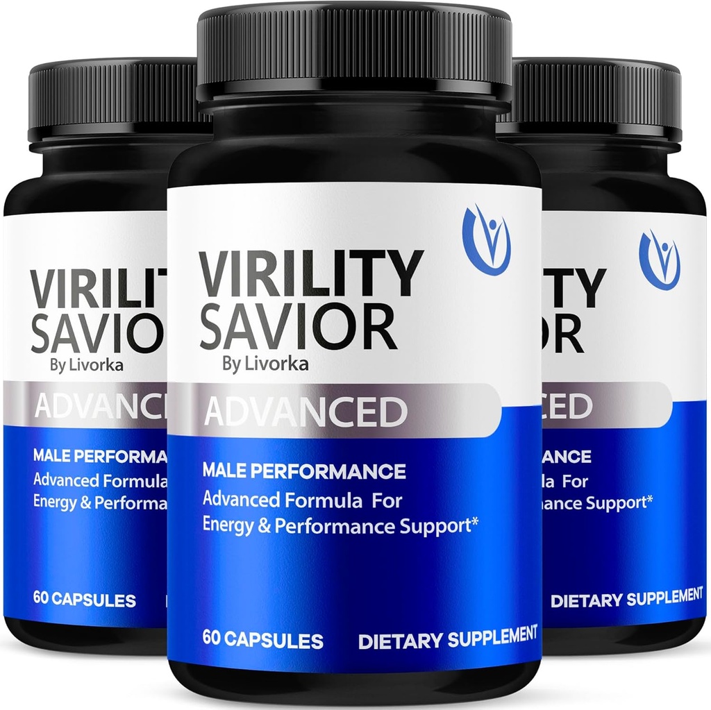 (3 Pack) VirilitySavior Pills, VirilitySavior, VirilitySavior Capsules Advanced Formula, Official VirilitySavior All Natural Capsules, VirilitySavior Pills Reviews, 180 Capsules for 3 Months