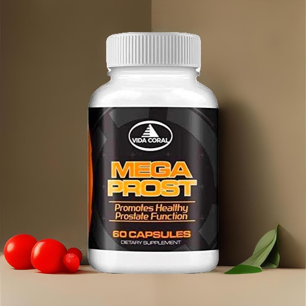 MegaProst – Advanced Prostate Supplement for Men | Reduce Bathroom Trips, Promote Sleep and Support Urinary Health & Bladder Emptying | 60 Caps (1)