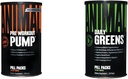 Animal Pump Preworkout Greens Greens, Probiotics and Digestion Supplement 30 Count Bundle