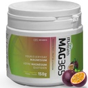 MAG365 Pure Ionic Magnesium Citrate Powder - Natural & Bioavailable Water-Soluble Supplement with Citric Acid - Supports Energy, Muscle, Bone & Heart Function | Passion Fruit 150g 37-Servings