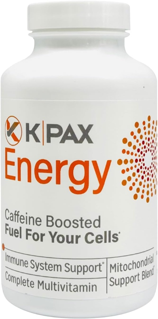 K-Pax Energy - High Potency Mitochondrial Nutrients - Immune Boosting Energy Multivitamin - 120 Tablets