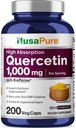 NusaPure Quercetin 1000mg - 200 Veggie Caps (Non-GMO, Vegan, Vegetarian) Bioperine