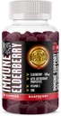 Grab The Gold Elderberry Gummies with Vitamin C & Zinc | Immune Support Gummies, Vegan, Gluten-Free | 45 Day Supply