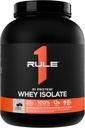 Rule 1 R1 Protein Whey Isolate - with 25g Protein & 6g BCAA Exclusively from Isolated & Hydrolyzed Sources for Workout Recovery (5 Pounds*, Cookies & Crème)