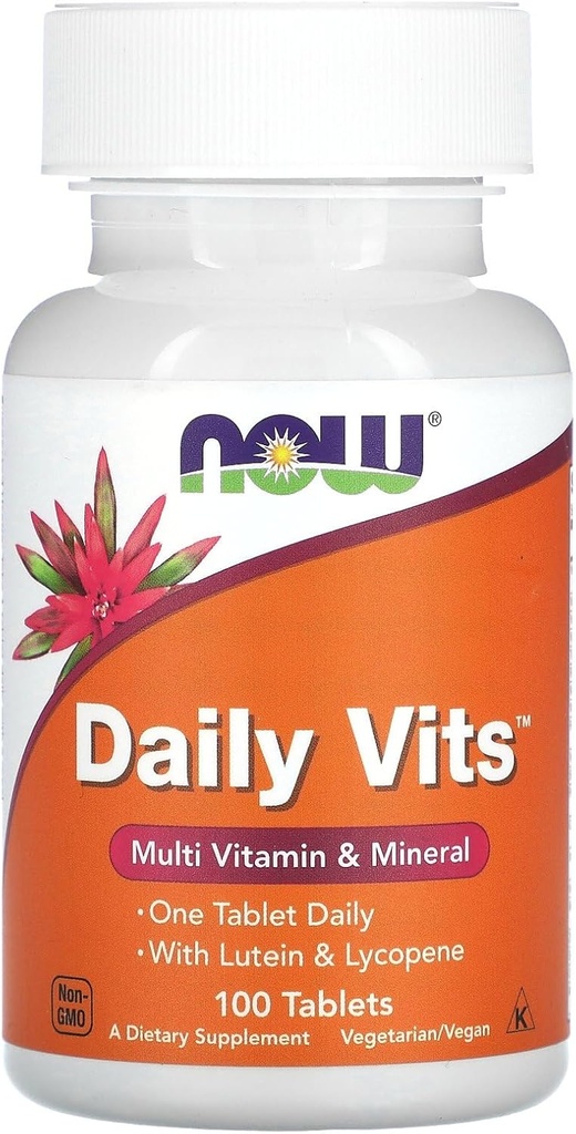 Daily Vits Multi Now Foods 100 Tabs