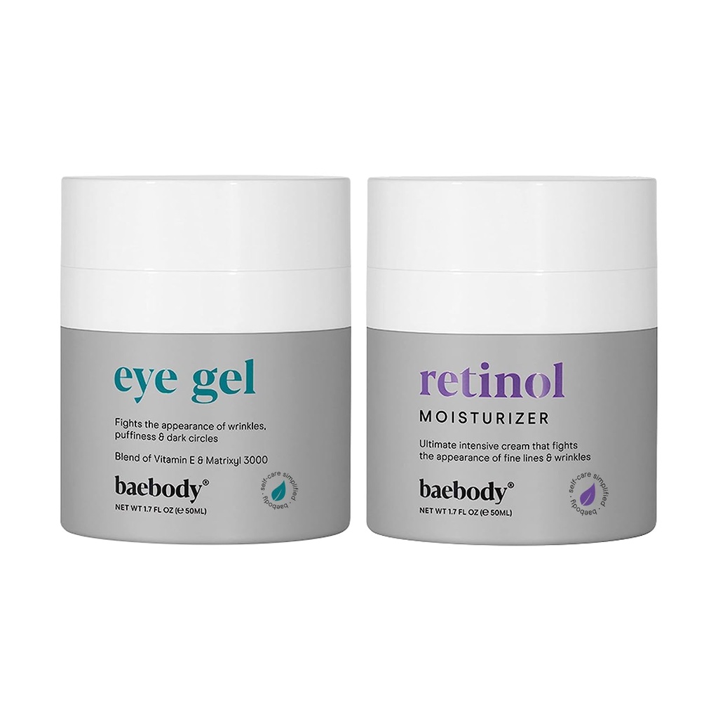 Baebody Eye Gel & Retinol Moisturizer BUNDLE