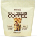 High Protein Coffee Powder 25 Grams Whey Isolate100mg Natural Green Tea Caffeine | 0 Added Sugar Keto Gluten Free 99.9% Lactose Free | Hot or Iced15 Serving 15 Servings (17 OZ, French Vanilla)