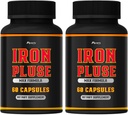 (2 Pack) IronPulse Capsules Max Formula, IronPulse Max Support Capsules, Iron Pulse Pills, IronPulse Pills, Iron Pulse Support Pills, Pack of 2