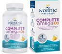 Nordic Naturals Complete Omega-D3, Lemon Flavor - 120 Soft Gels - 565 mg Omega-3 + 70 mg GLA + 1000 IU Vitamin D3 - EPA & DHA - Healthy Skin, Cognition, Positive Mood - Non-GMO - 60 Servings