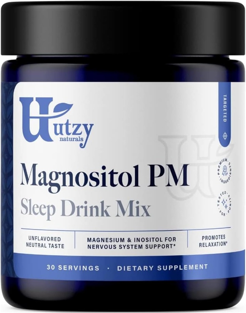 Magnositol PM | Magnesium & Inositol | with Chelated Albion Magnesium Bisglycinate | Unflavored | 30 Servings