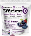 ANDREW LESSMAN Efficient C Mixed Berry 180 Packets - Immune, Energy, Stress and Eye Health Support. Reinvention of The Vitamin C Drink. No Calories. No Sugar. No Carbs. Easy to Mix.