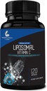 Research Labs Liposomal Vitamin C Supplement w/Enhanced Absorption LipoQuil-C™ | 120 Capsules Immune Support Collagen Booster | High Dose Fat Soluble Vita C 1000mg Buffered | Non GMO, Vegan Pills