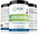 PURE L-Arginine+ L- Arginine+, L- Arginine L Citrulline CoQ10 and More! Support for Blood Pressure, Cholesterol, Energy, Blood Flow, Muscle Development & More (Tropical Mango)