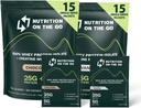 Nutrition On The Go Whey Protein Isolate Packets with Creatine – 25g Protein + 5g Creatine – Single-Serve Travel Protein Powder - Variety Pack (Vanilla & Chocolate) (30-Pack)