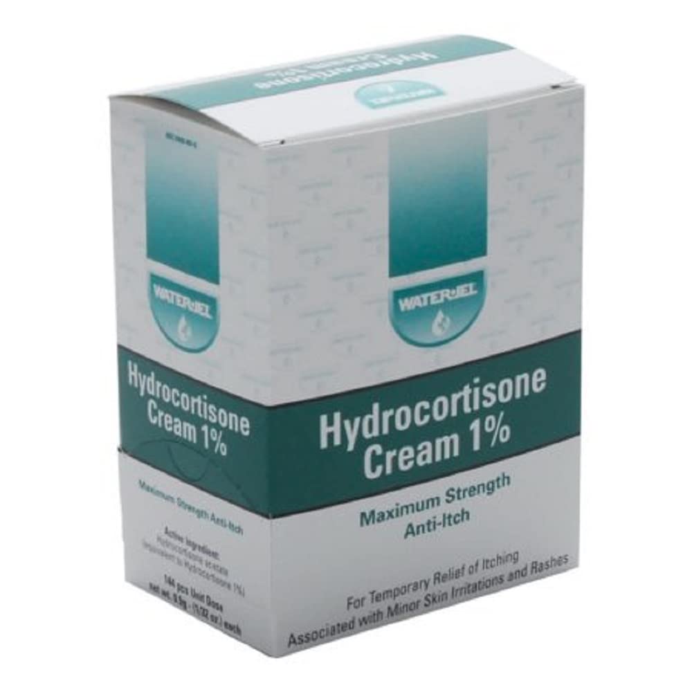 Waterjel Wjhy1728 Hydrocortisone Cream .9gm (Pack of 144)
