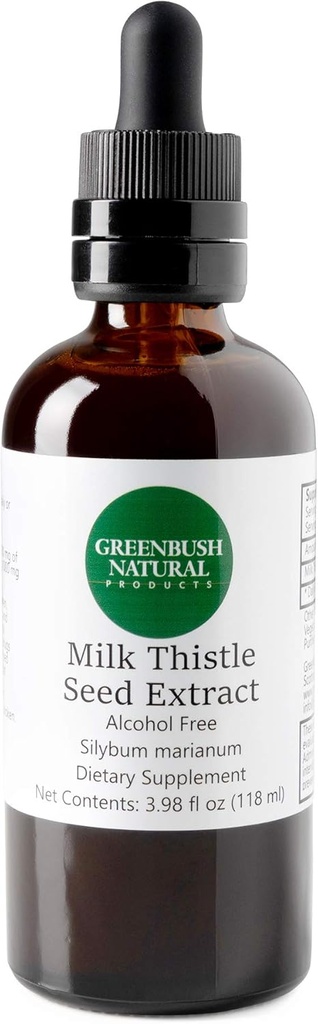 Greenbush Milk Thistle Concentrate | 4 oz Liquid Extract | Liver Health
