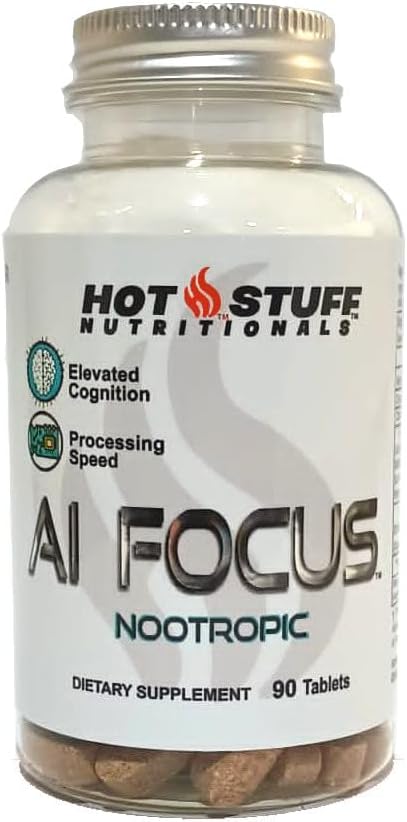 AI Focus - 90 Tablets. Potent Nootropic for Enhanced Focus, Cognitive Function, and Mental Stamina.