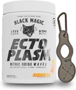 Black Magic Ecto Plasm - Sherbet Pop - Handcrafted Pump Igniter, Increased Hydration & Vascularity (400g, 20 Scoops) with Enbanc Health Keychain