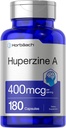 Horbäach Huperzine A 400mcg | 180 Capsules | Non-GMO, Gluten Free Supplement