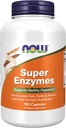 NOW Foods Supplements, Super Enzymes, Formulated with Bromelain, Ox Bile, Pancreatin and Papain,180 Capsules