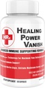 Herp Rescue Healing Power Vanish, Immune Support for Women, Mushroom Supplement, Pure Shiitake Mushroom, Beta Glucan, Red Marine Algae, 60 Capsules