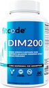 Fitcode Diindolylmethane DIM Supplement for Men - Advanced Dim 200mg with Dim plus Bioperine for Enhanced Absorption - Vegan Non-GMO Hormone Balance Supplement for Enhanced Energy Mood and Performance
