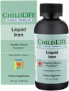 ChildLife Essentials Liquid Iron - Iron Supplements for Kids, Supports Healthy Blood Function, All-Natural, Gluten-Free, Iron Drops for Infants - Natural Berry Flavor, 4 Fl Oz Bottle