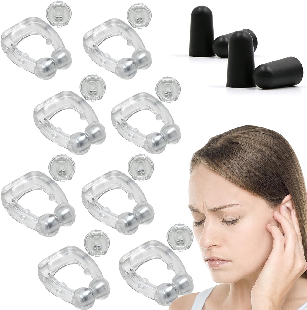 Tinnitus Relief for Ringing Ears, Acupeace Tinnitus Relief Device, Acupeace Anti Tinnitus Relief Ear Clip, Device for Stop Ear Ringing (4Pairs)