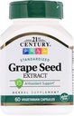 21st Century Grape Seed Extract, 60 Caps