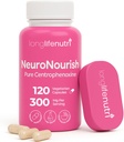 NeuroNourish (Centrophenoxine) 300mg - DMAE & pCPA, 120 Vegetarian Capsules, 4-Month Supply, Natural Nootropic for Strengthening Memory, Focus, & Cognitive Function, GMP Certified, Made in USA