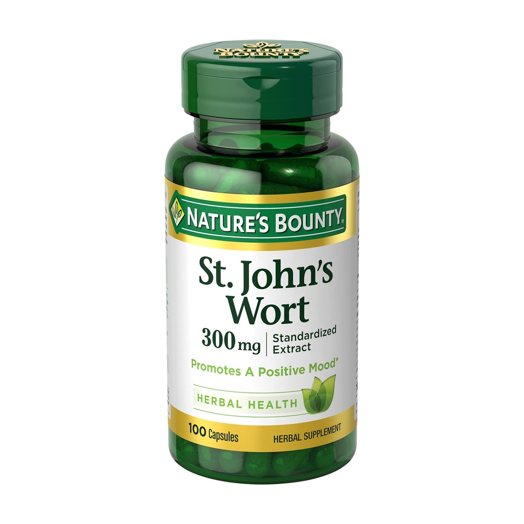 Nature's Bounty St. John's Wort 300mg, 100 Capsules