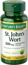Nature's Bounty St. John’s Wort 300mg Capsules, Herbal Health Supplement, Promotes a Positive Mood, 100 Capsules