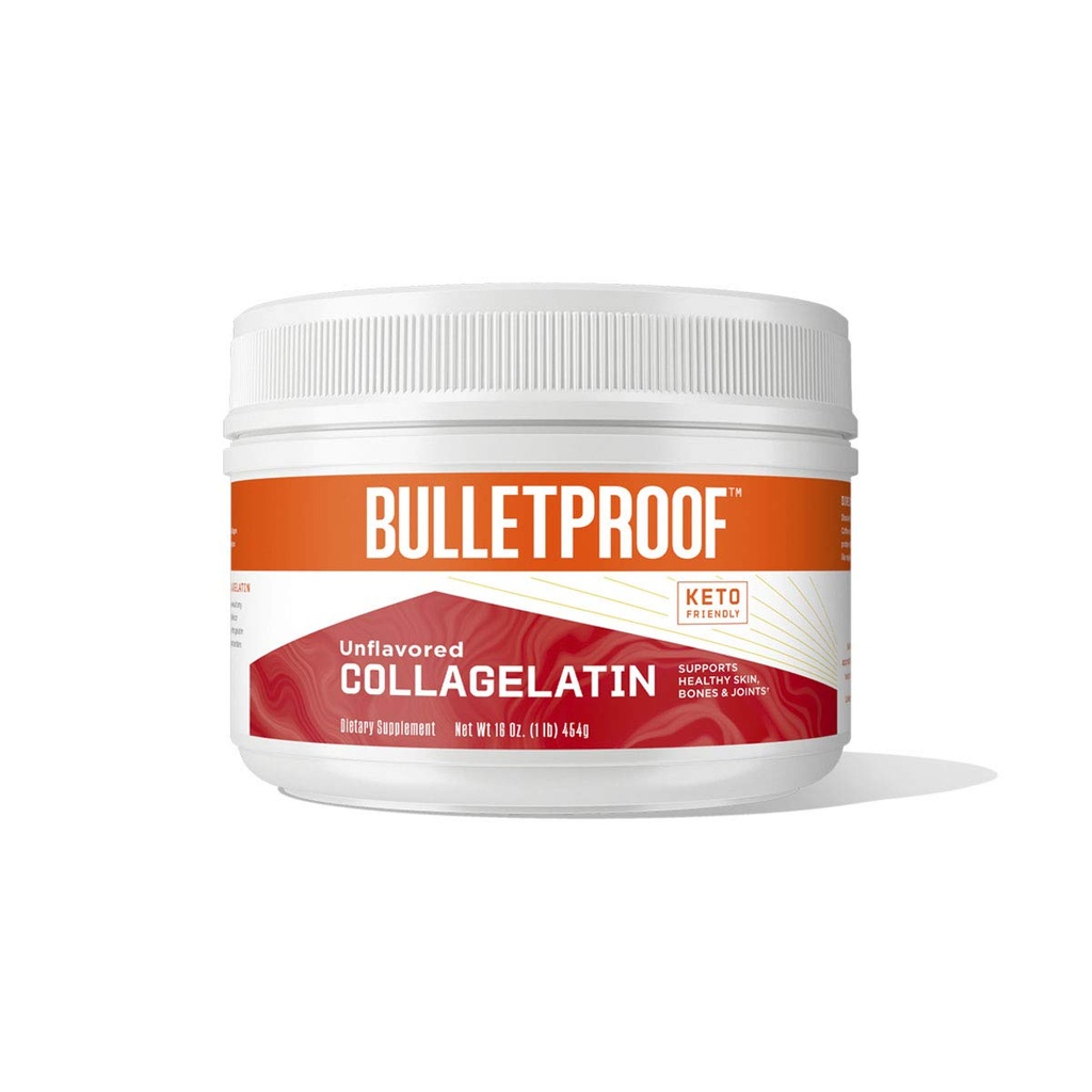 Bulletproof CollaGelatin, Gelatin Enhanced with Collagen Protein, Perfect for The Keto and Paleo Diet Recipes (16 Ounces)