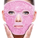 ZNÖCUETÖD Face Eye Mask Ice Pack for Reducing Puffiness, Bags Under Eyes, Puffy Dark Circles, Migraine,Hot/Cold Pack with Soft Plush Backing (Pink #19)