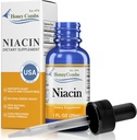 Niacin Liquid Drops Made in The USA - Vitamin B3 Supplement - 500% DV per Serving - 36 Servings per Container - Great for Men, Women, Children - Vegan Vitamin B7 Liquid - Bulk Sizes Also Available