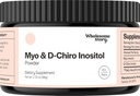 Myo-Inositol & D-Chiro Inositol Supplement Powder for Women | Hormonal Balance & Healthy Ovarian Function Support | Vitamin B8 | Great Alternative to Capsules | 40:1 Ratio | 30 Servings