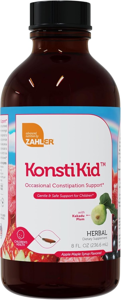 Zahler KonstiKid, Kids Constipation Support Supplement, LiquidConstipation Ease, Supports Regularity & Digestive Health, 8OZ