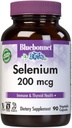 Bluebonnet Selenium 200mcg Capsules (L-selenomethionine) - Potent Antioxidant Support - Amino Acid Complex Selenium Supplement for Women & Men - Vegan, Non-GMO, Gluten-Free - 90 Vegetable Capsules