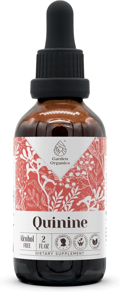 Quinine Alcohol-Free Natural Tincture Extract, Immune System Booster, Liquid Drops Made from 100% (2 fl oz)