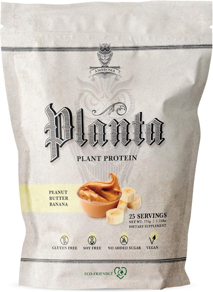 Ambrosia Planta - Premium Plant-Based Protein (Peanut Butter Banana)