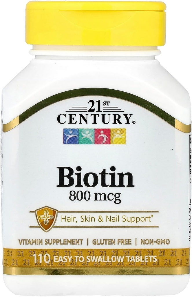 21st Century Biotin 800 mcg - 110 Tablets