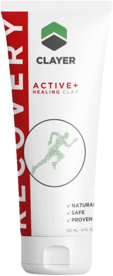 Healing Calcium Bentonite Clay for Muscle and Joint Pain - Ready-to-use - 100% Natural - Scientifically Proven - 4 fl. oz.