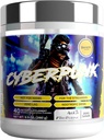 CYBERPUNK Gaming Powder Supplement | Energy & Focus Nootropic Drink | Adaptogen Formula + Vitamins & Minerals | Natural Ingredients | 40 Servings (Banana)