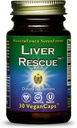 HealthForce SuperFoods Liver Rescue - Natural Liver Cleanse - with Milk Thistle & Dandelion Root - Gluten-Free & Vegan - 30 Capsules