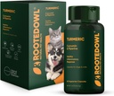 Rooted Owl Turmeric - Turmeric Supplement for Dogs and Cats - with Curcumin, Piperine and Vitamin C for Anti-Inflammatory Relief - 60/ct