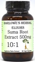 Barlowe's Herbal Elixirs Suma Root Extract Supplement | Pfaffia Paniculata | 10:1 Concentrated Extract | 500mg Per Capsule | 60 Vegan Capsules | Stearate-Free, Glass Bottled, Additive-Free